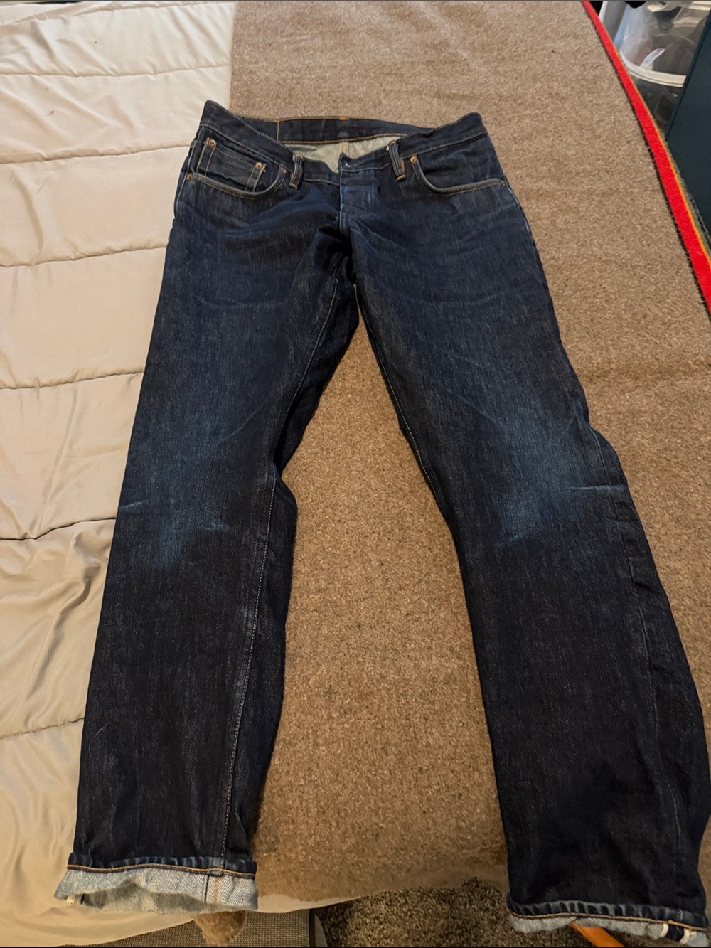 Left Field selvedge denim jeans
